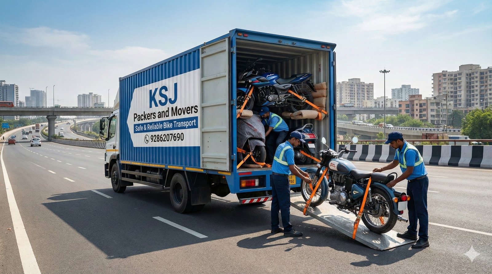 Ksj Packers Movers bike Shifting Service in agra